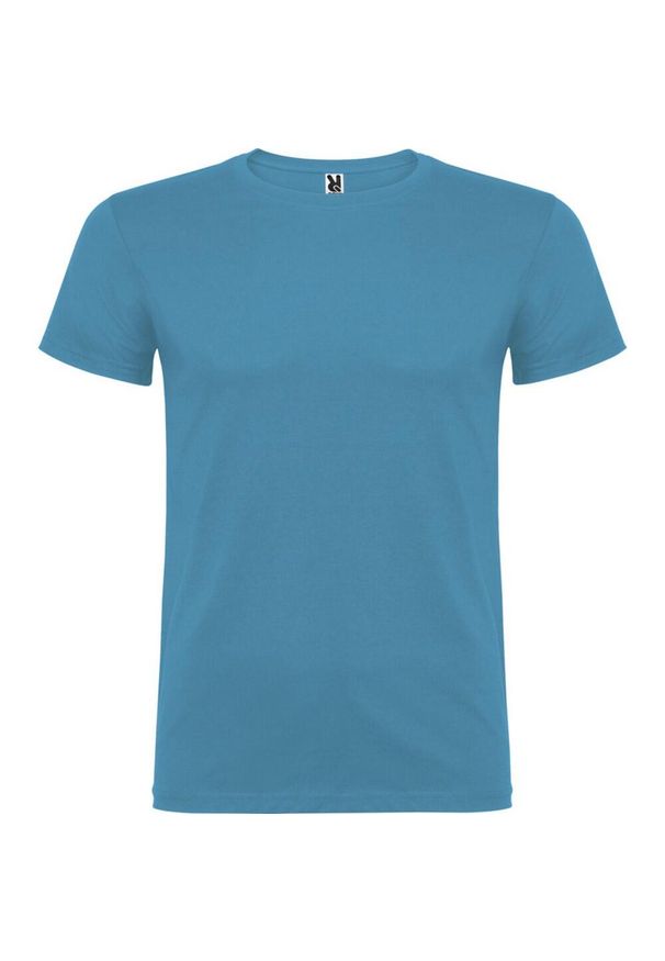 ROLY - Męska Koszulka Z Krótkim Rękawem Beagle. Kolor: niebieski. Długość rękawa: krótki rękaw. Długość: krótkie. Sport: turystyka piesza