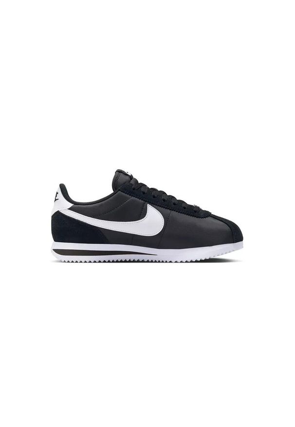 Buty do chodzenia damskie Nike Cortez. Zapięcie: sznurówki. Kolor: biały, wielokolorowy, czarny. Materiał: materiał, syntetyk, tkanina. Szerokość cholewki: normalna. Model: Nike Cortez. Sport: turystyka piesza