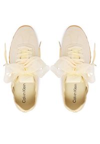Calvin Klein Sneakersy Low Profile Run Mg Sue Db Laces HW0HW03150 Żółty. Kolor: żółty. Materiał: zamsz, skóra. Sport: bieganie #2