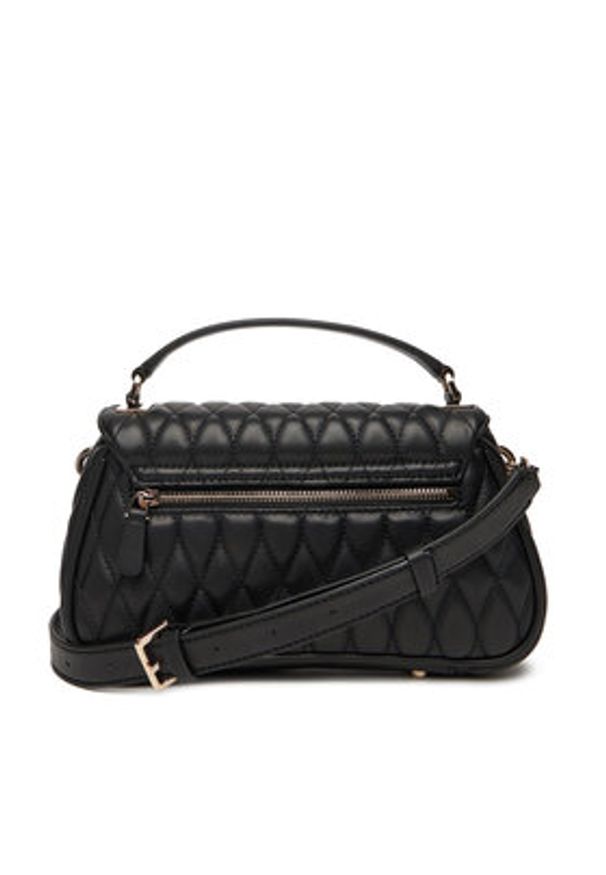 Guess Torebka Valla HWQG81 22200 Czarny. Kolor: czarny. Materiał: skórzane