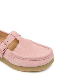Clarks Półbuty WallabeeEVOBar 26184614 Różowy. Kolor: różowy. Materiał: zamsz, skóra