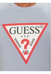 Guess T-Shirt M2YI71 I3Z14 Niebieski Slim Fit. Kolor: niebieski. Materiał: bawełna #4