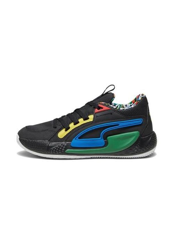 Buty do chodzenia męskie Puma Court Rider Chaos. Zapięcie: sznurówki. Kolor: czarny. Materiał: materiał, tkanina, syntetyk. Szerokość cholewki: normalna. Sport: turystyka piesza