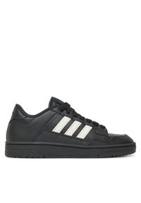 Adidas - adidas Buty do koszykówki Rapid Court Low J JQ1729 Czarny. Kolor: czarny. Materiał: skóra. Sport: koszykówka