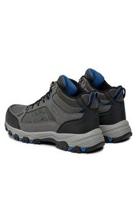 skechers - Skechers Trapery Selmen Melano 204477/GRY Szary. Kolor: szary. Materiał: materiał #5