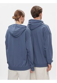 Adidas - adidas Bluza Terrex Large Logo Hoodie (Gender Neutral) HT2111 Niebieski Loose Fit. Kolor: niebieski. Materiał: bawełna #4