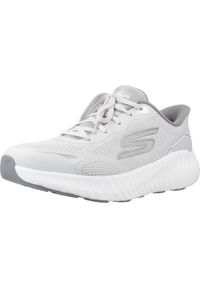 skechers - Buty SKECHERS GO RUN NOW REGENT Szary. Kolor: szary. Materiał: syntetyk, tkanina. Sport: bieganie