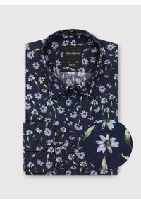Pako Lorente - PAKO LORENTE - Bawełniana koszula w kwiaty. Materiał: bawełna. Długość rękawa: długi rękaw. Długość: długie. Wzór: kwiaty. Sezon: jesień #2