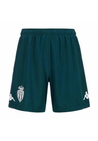 Kappa - Szorty AS Monaco Ryder 2024/25. Kolor: zielony. Sport: piłka nożna