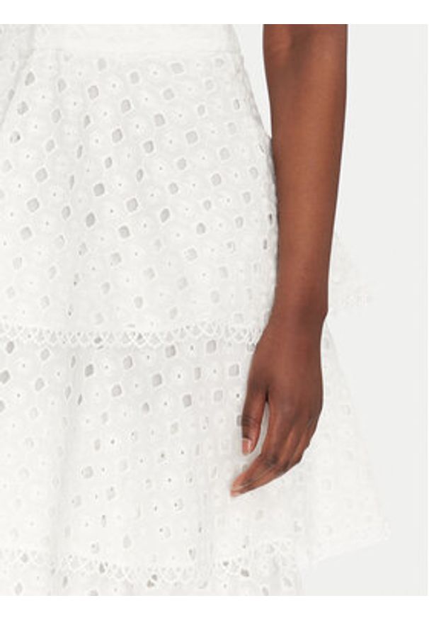 ACCESS FASHION Sukienka letnia 53-3396-264 Biały Regular Fit. Kolor: biały. Materiał: bawełna. Sezon: lato