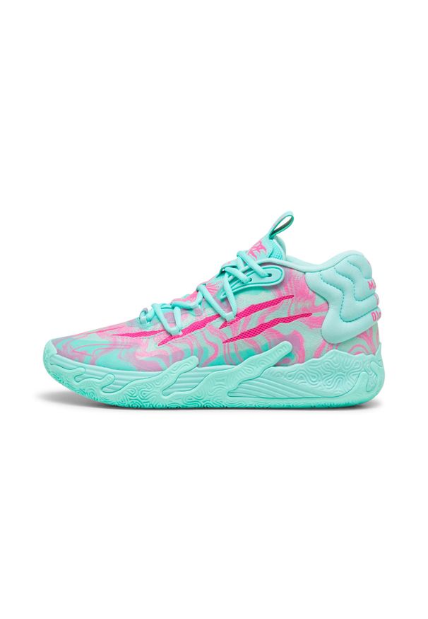 Buty halowe Puma MB.03 Miami. Kolor: zielony. Sport: koszykówka