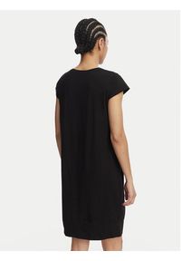 Liu Jo Beachwear Sukienka codzienna VA6212 JS003 Czarny Regular Fit. Okazja: na co dzień. Kolor: czarny. Materiał: bawełna. Typ sukienki: proste. Styl: casual #3