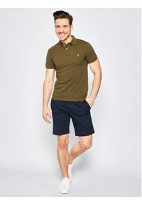 Polo Ralph Lauren Polo Core Replen 710795080 Zielony Slim Fit. Typ kołnierza: polo. Kolor: zielony. Materiał: bawełna #5