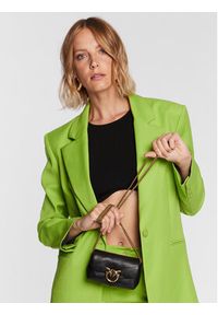 Pinko Torebka Love Micro Puff C PE 23 PCPL 100041 A0F2 Czarny. Kolor: czarny. Materiał: skórzane