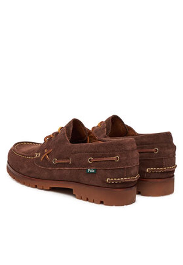 Polo Ralph Lauren Mokasyny Ranger Deck 812974979003 Brązowy. Kolor: brązowy. Materiał: zamsz, skóra