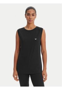 Emporio Armani Underwear Top EW000410 AF19023 UC001 Czarny Regular Fit. Kolor: czarny. Materiał: bawełna #1