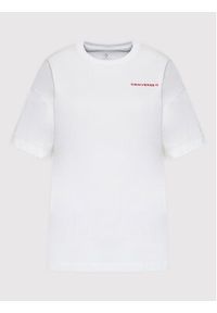 Converse T-Shirt Strawberry 10023938-A02 Biały Relaxed Fit. Kolor: biały. Materiał: bawełna
