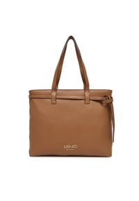 Liu Jo Torebka Ecs M Tote AF5135 E0058 Beżowy. Kolor: beżowy. Materiał: skórzane