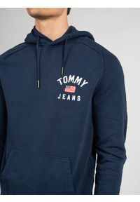 TOMMY HILFIGER - Tommy Jeans Bluza Tjm Graphic | DM0DM07033 | Mężczyzna | Granatowy. Okazja: na co dzień. Typ kołnierza: kaptur. Kolor: niebieski. Materiał: bawełna. Styl: casual #4