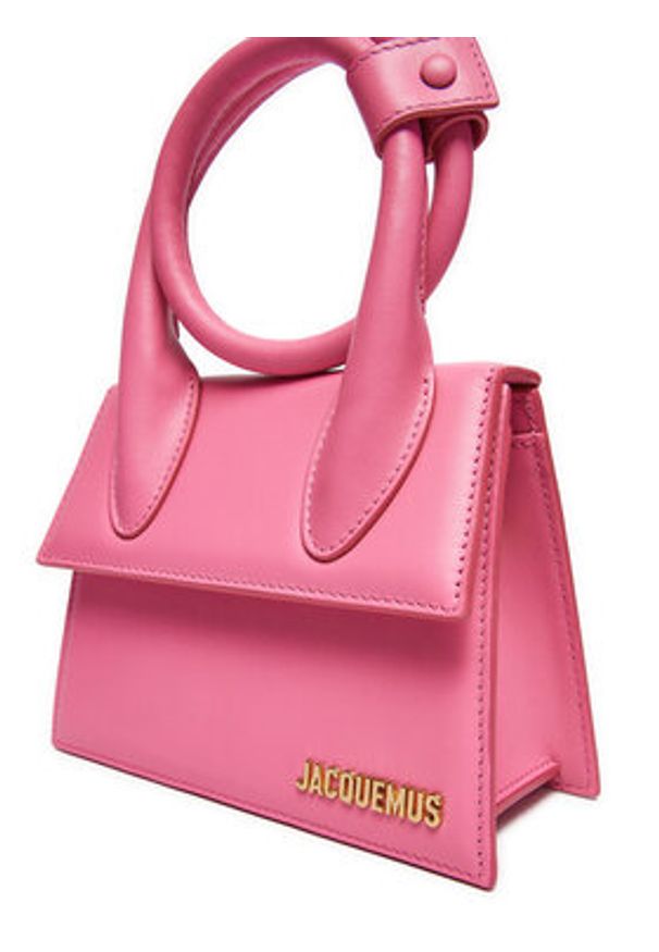 JACQUEMUS Torebka Le Chiquito Noeud 213BA005-3060 Różowy. Kolor: różowy. Materiał: skórzane