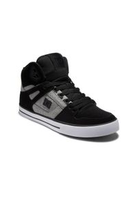 DC Shoes - Buty dla Mężczyzn PURE HIGH-TOP Czarny. Wysokość cholewki: za kostkę. Kolor: szary. Materiał: skóra, guma, tkanina #1