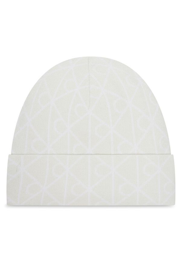 Czapka Calvin Klein. Kolor: kremowy