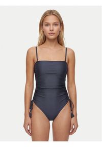 Seafolly Strój kąpielowy Belle 11116DD311 Granatowy. Kolor: niebieski. Materiał: syntetyk #1