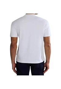 Napapijri - Polo z krótkim rękawem Mężczyzna NAPAPIJRI EALIS SS SUM. Typ kołnierza: polo. Kolor: biały. Materiał: bawełna. Długość rękawa: krótki rękaw. Długość: krótkie