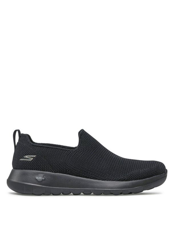 skechers - Skechers Półbuty Modulating 216170/BBK Czarny. Kolor: czarny. Materiał: materiał