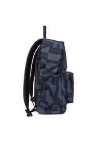 Calvin Klein Jeans Plecak Backpack Logo Aop IU0IU00693 Granatowy. Kolor: niebieski. Materiał: materiał