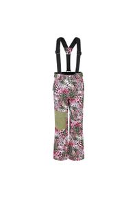 DARE 2B - Spodnie Narciarskie Dla Dzieci Pow Leopard Print. Kolor: zielony. Wzór: nadruk. Sezon: zima. Sport: narciarstwo