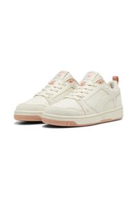 Puma - Damskie sneakersy Rebound v6 Low Coquette PUMA. Kolor: biały, wielokolorowy, różowy