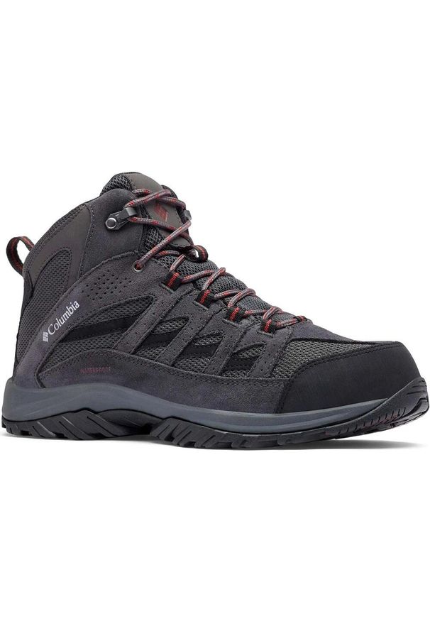 columbia - Buty Trekkingowe Męskie Columbia Crestwood Mid Waterproof. Kolor: szary, czarny, wielokolorowy. Sport: turystyka piesza