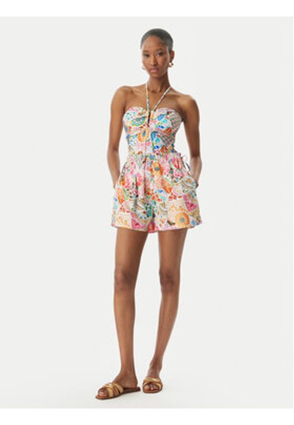 Seafolly Szorty materiałowe Beach Bohème 55774-SH Kolorowy Regular Fit. Materiał: wiskoza. Wzór: kolorowy