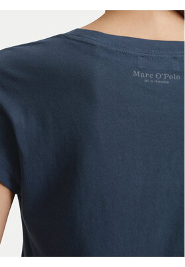 Marc O'Polo T-Shirt 516 2100 50073 Granatowy Regular Fit. Typ kołnierza: polo. Kolor: niebieski. Materiał: bawełna