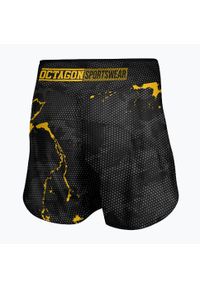 OCTAGON - Spodenki treningowe męskie Octagon Marble Camo MMA. Kolor: czarny