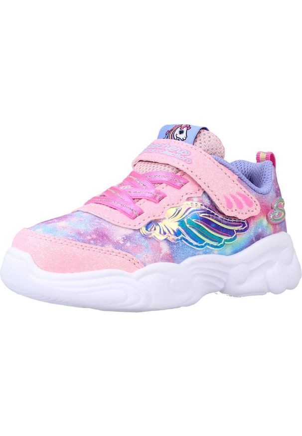 skechers - Buty SKECHERS UNICORN STORM Rose. Okazja: na co dzień. Kolor: różowy. Materiał: tkanina
