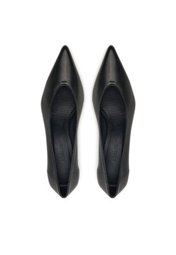 Max Mara Czółenka 2514521151600 Czarny. Kolor: czarny. Materiał: skóra