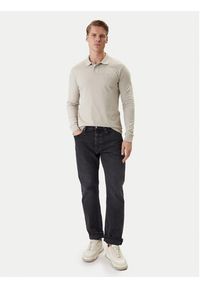 BOSS Polo Passerby 50507704 Beżowy Regular Fit. Typ kołnierza: polo. Kolor: beżowy. Materiał: bawełna #4