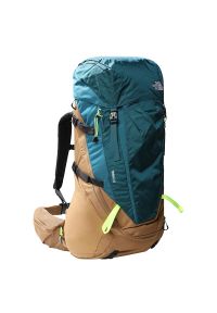 Plecak The North Face Terra 55l 0A3GA6IXU1 - niebiesko-brązowy. Kolor: brązowy, niebieski, wielokolorowy. Materiał: poliester, nylon #1