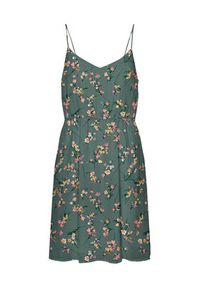 Vero Moda Sukienka letnia Smilla 10289489 Zielony Regular Fit. Kolor: zielony. Materiał: syntetyk. Sezon: lato #3