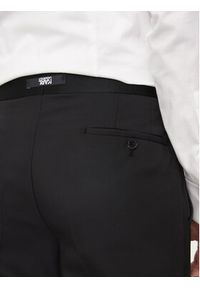 Karl Lagerfeld - KARL LAGERFELD Spodnie garniturowe 255079-543004 Czarny Slim Fit. Kolor: czarny. Materiał: syntetyk #4