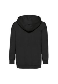 FRUIT OF THE LOOM - Bluza Z Kapturem Dla Dzieci. Typ kołnierza: kaptur. Kolor: czarny