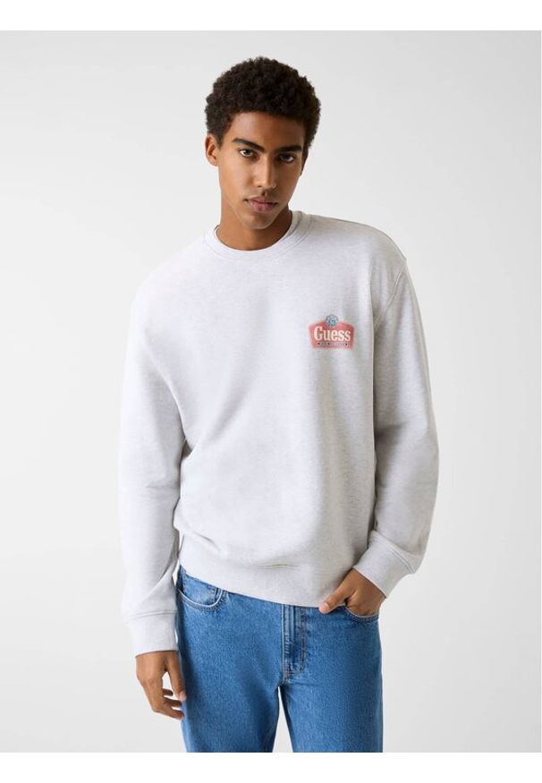 Guess Jeans Bluza 180622 Szary Classic Fit. Kolor: szary