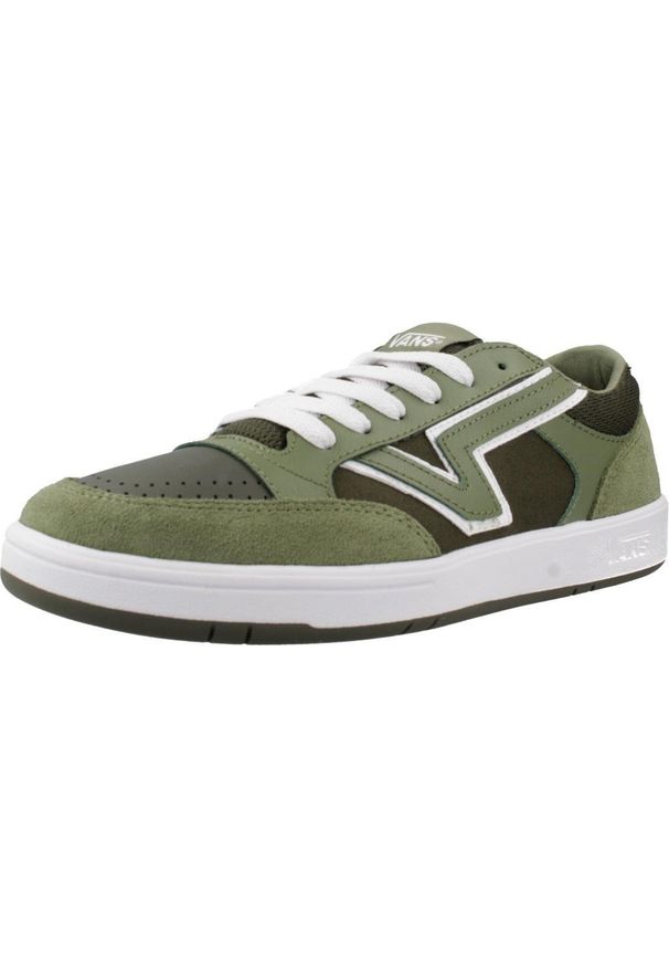 Tenisówki Vans Model Lowland Cc New Varsity Kolor Zielony. Kolor: zielony. Materiał: zamsz, tkanina