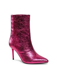 Steve Madden Botki Lyricals Bootie SM11002592 SM11002592-LMP Różowy. Kolor: różowy. Materiał: skóra #7