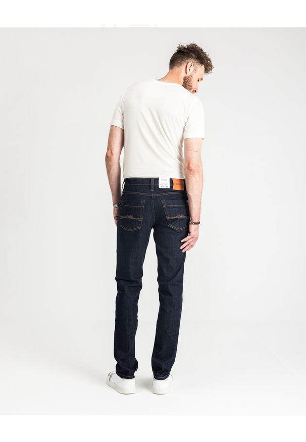 Mustang - MUSTANG WASHINGTON STRAIGHT MĘSKIE SPODNIE JEANSOWE JEANSY DŻINSY DENIM BLUE 1015351 5000 940