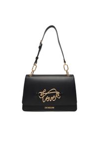 Love Moschino - LOVE MOSCHINO Torebka JC4264PP0MKG0000 Czarny. Kolor: czarny. Materiał: skórzane