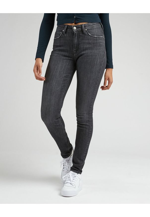 Lee - LEE DAMSKIE SPODNIE JEANSOWE JEANSY SCARLETT HIGH MIDDLE OF THE NIGH L626GSB42 112328320