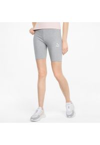 Krótkie spodenki damskie Puma CLASSICS SHORT. Kolor: szary. Długość: krótkie. Sport: fitness #1